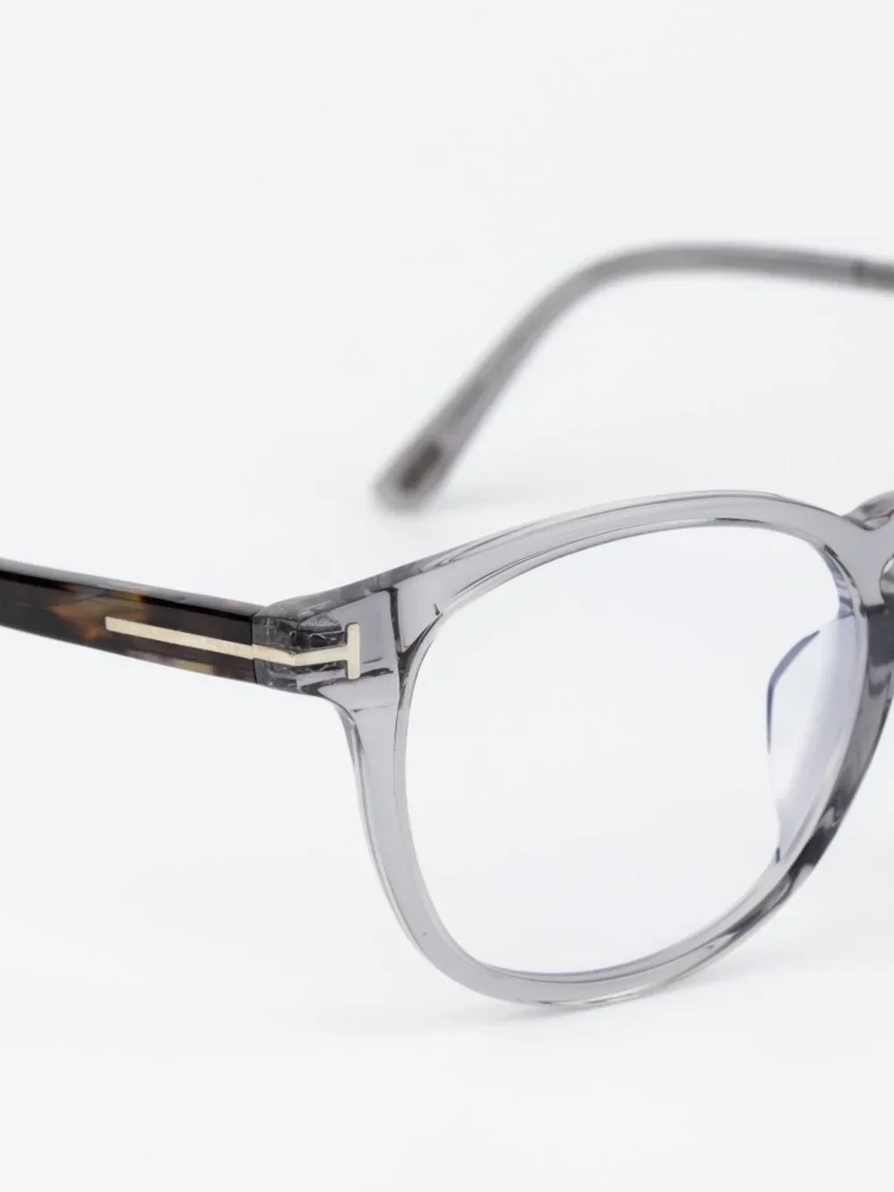 Tom Ford Women Eyeglasses Grey Round FT5891-F-B 020 NEW AUTHENTIC